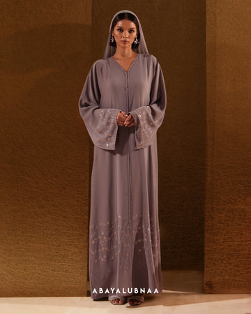 Amara Abaya in Dusty Purple