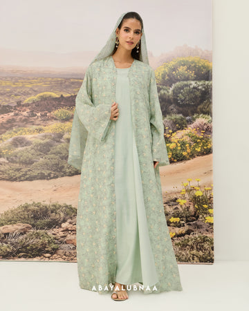Asteria Abaya in Green