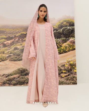 Asteria Abaya in Pink