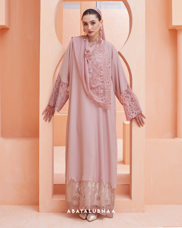 Azalea Abaya in Pink Lavendar