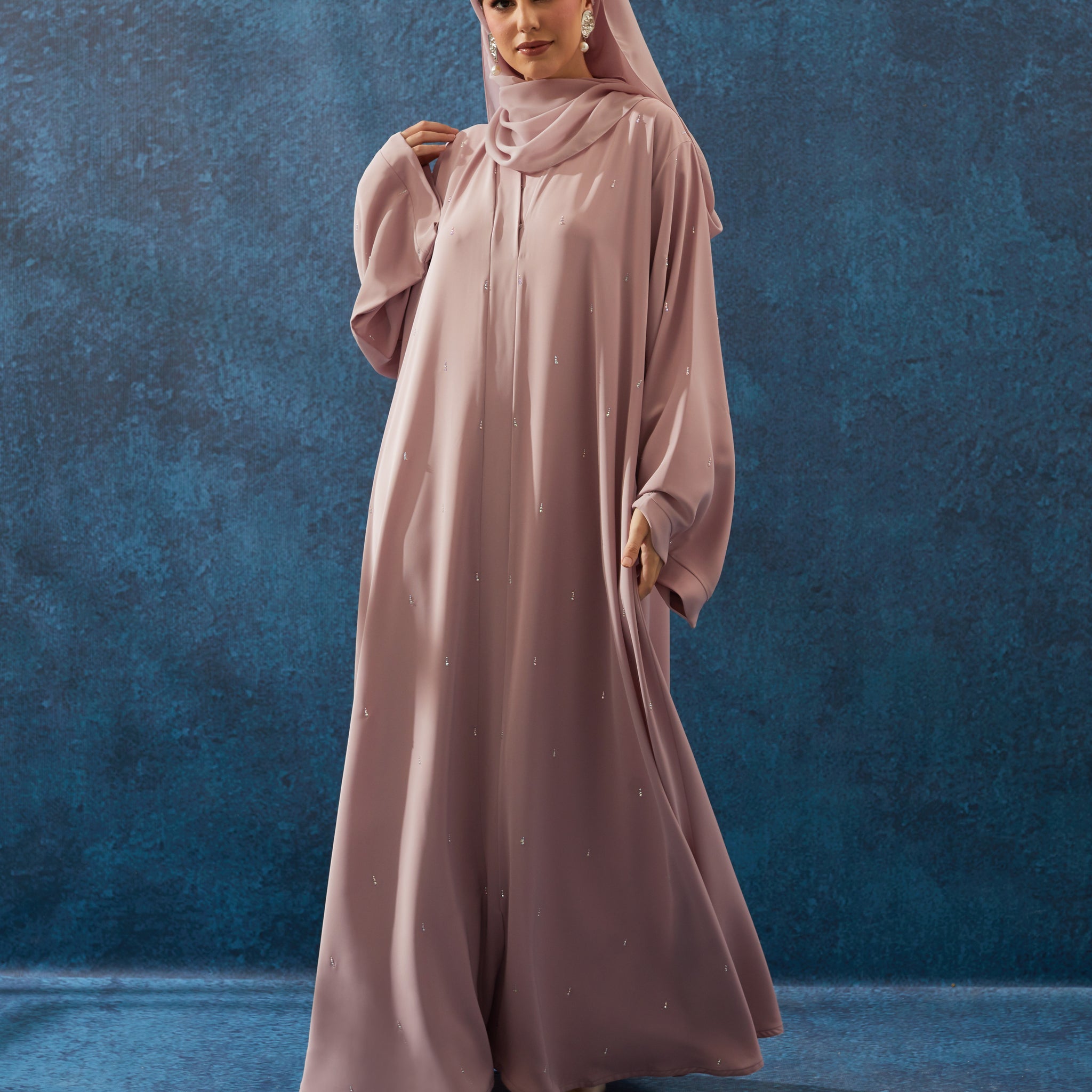 Diane Abaya in Baby Pink