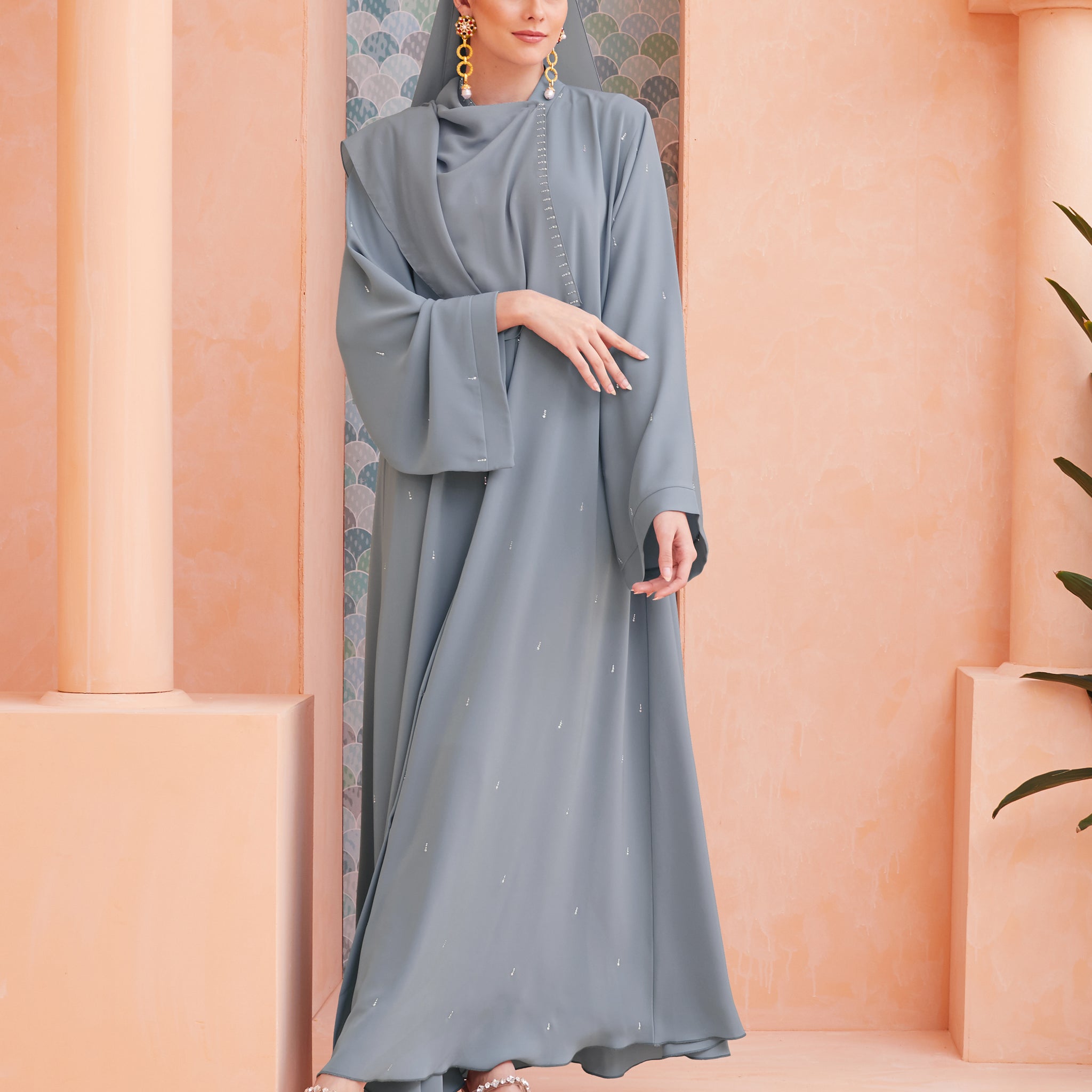 Diane Abaya in Dusk Blue