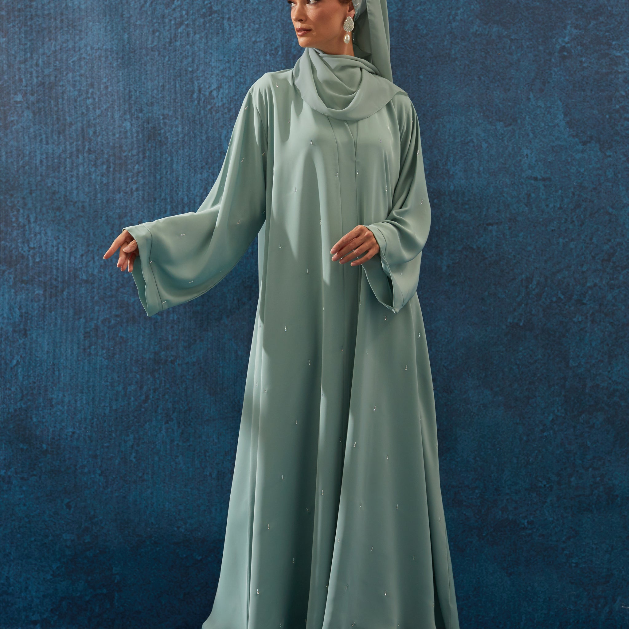 Diane Abaya in Tiffany Green