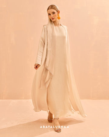 Faiza Abaya in Beige