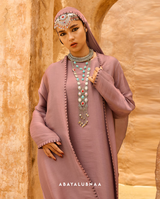 Faiza Abaya in Purple