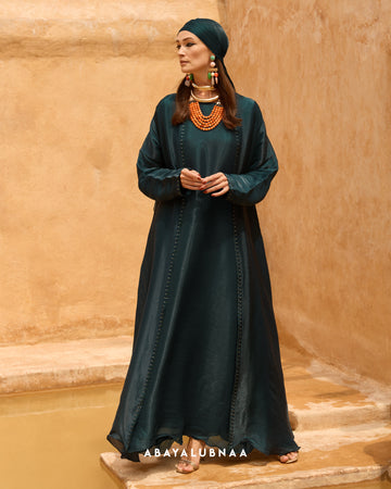 Faiza Abaya in Teal