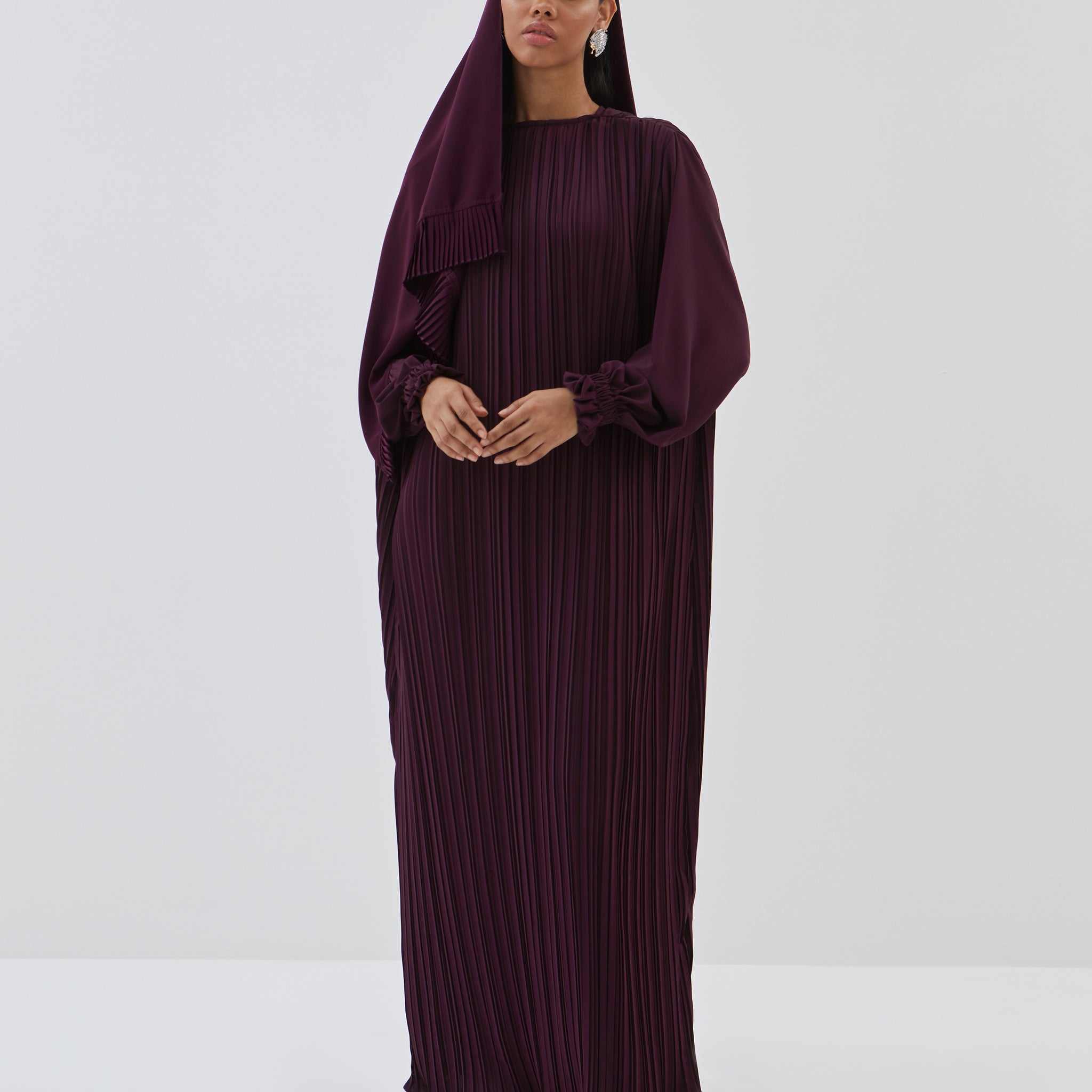 Galbi Abaya in Purple