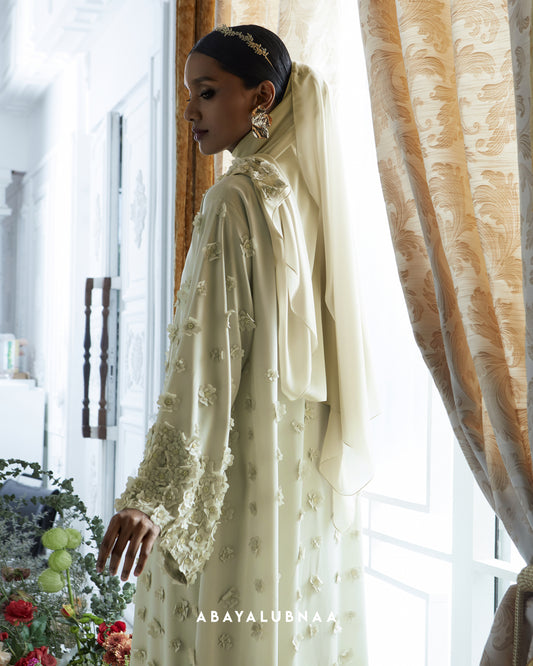 Genevive Abaya in Sage Green