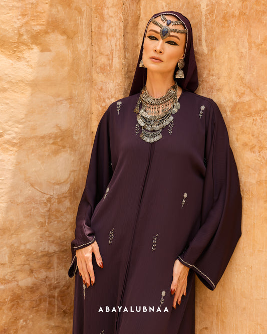 Hanan Abaya in Plum