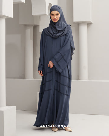 Inara Abaya in Dusty Blue
