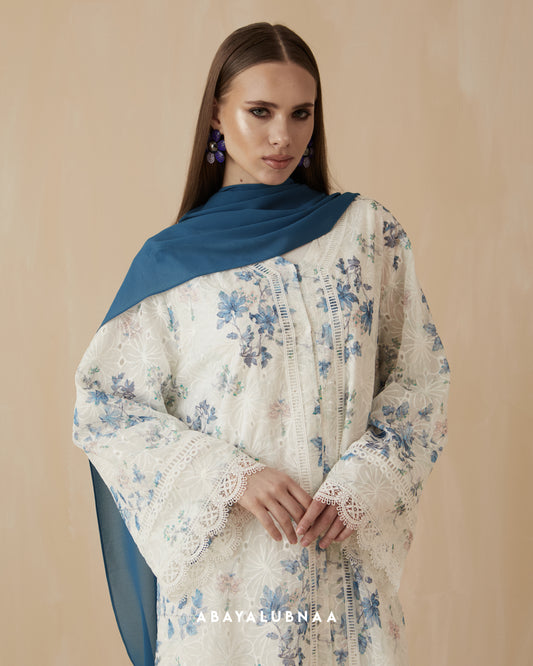 Izara Abaya in Blue