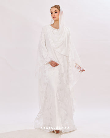 Jameela Kaftan in Off White