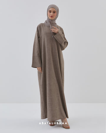 Khadija Abaya in Dark Grey
