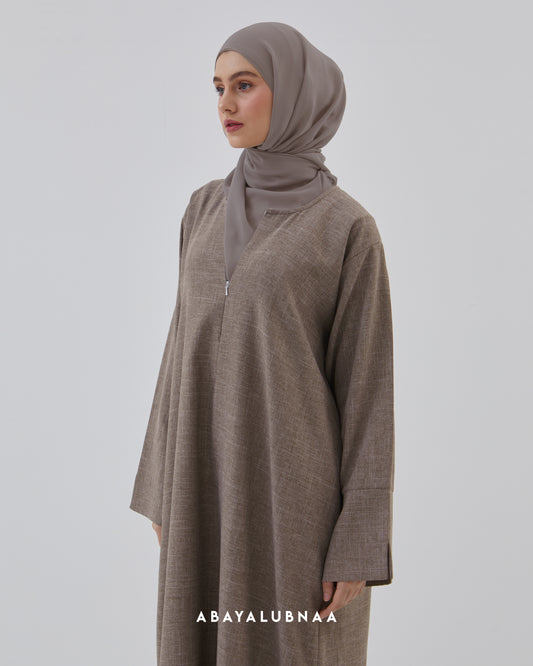 Khadija Abaya in Dark Grey