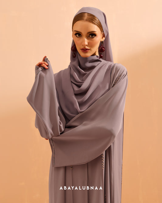 Lumina Abaya in Elderberry