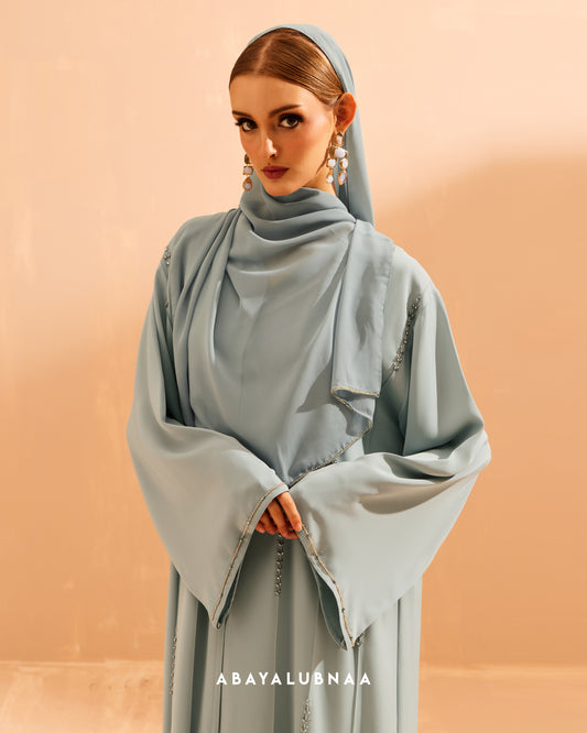 Lumina Abaya in Tiffany Green