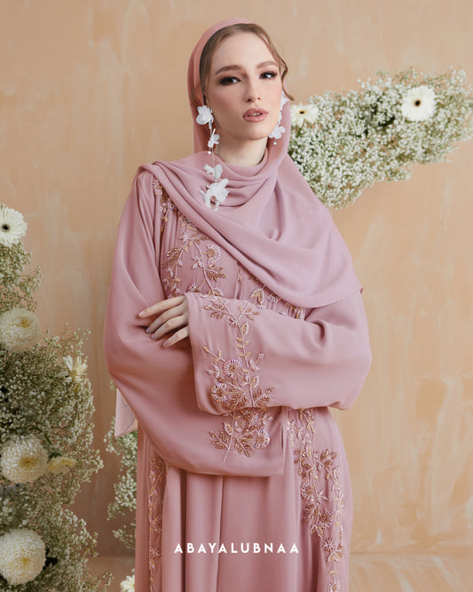 Melrose Abaya in Pink
