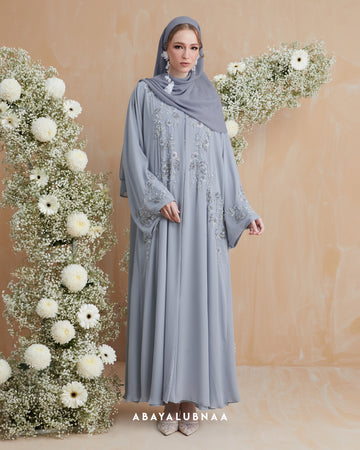 Melrose Abaya in Powder Blue