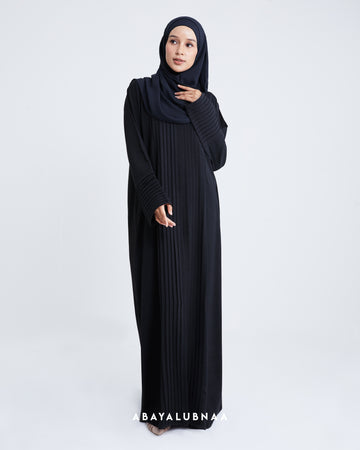 Nadya Abaya in Navy Blue