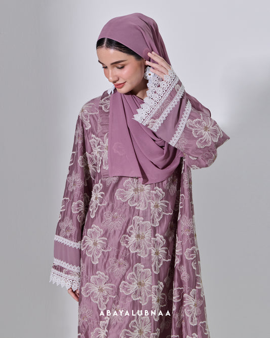 Nayla Abaya in Dusk Purple