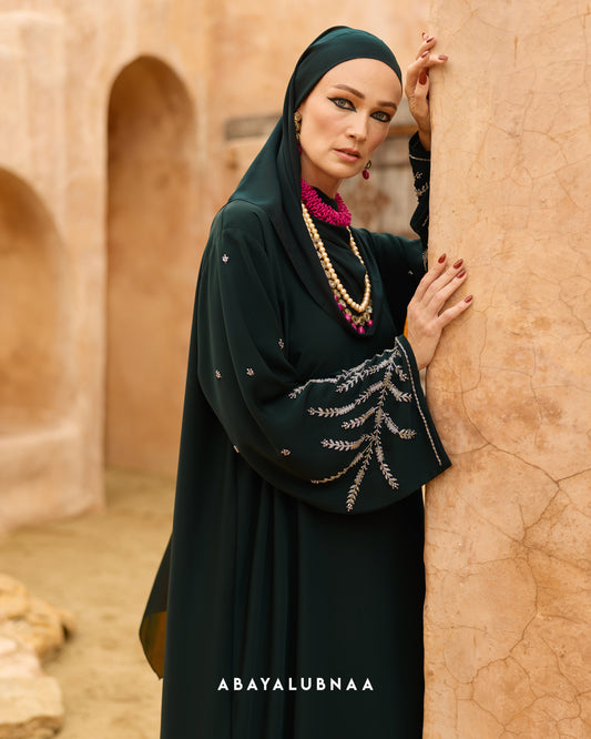 Nora Abaya in Emerald Green