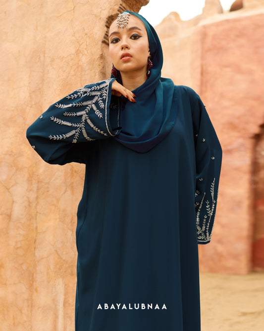 Nora Abaya in Teal Blue