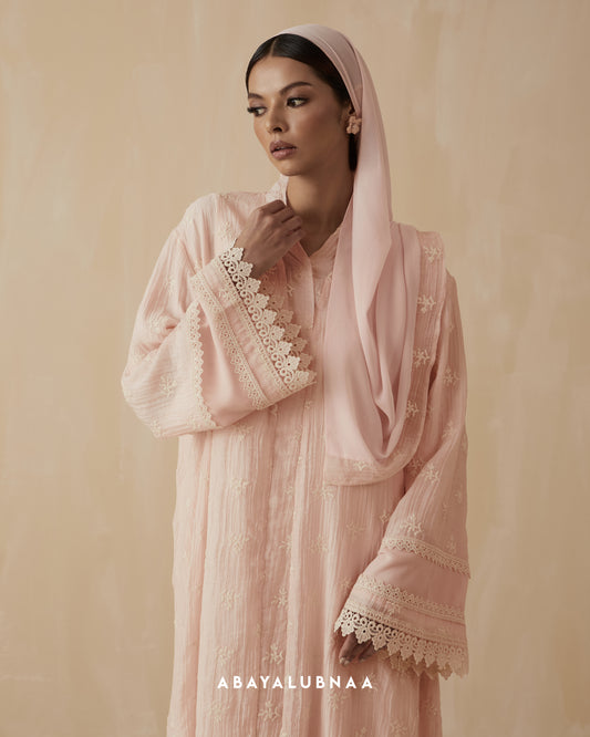 Razia Abaya in Pink