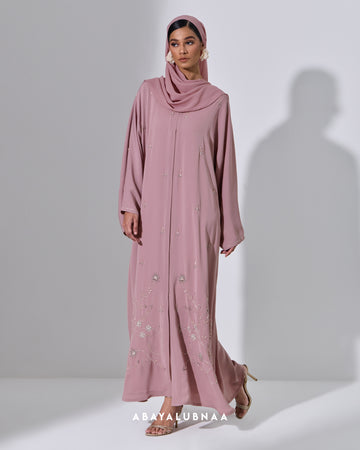 Sarina Abaya in Dusty Pink