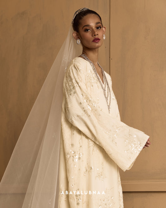 Stella Abaya in Soft Cream