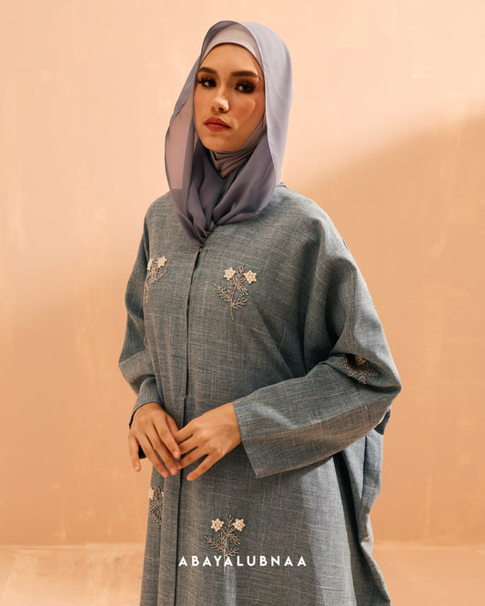 Tiara Abaya in Blue