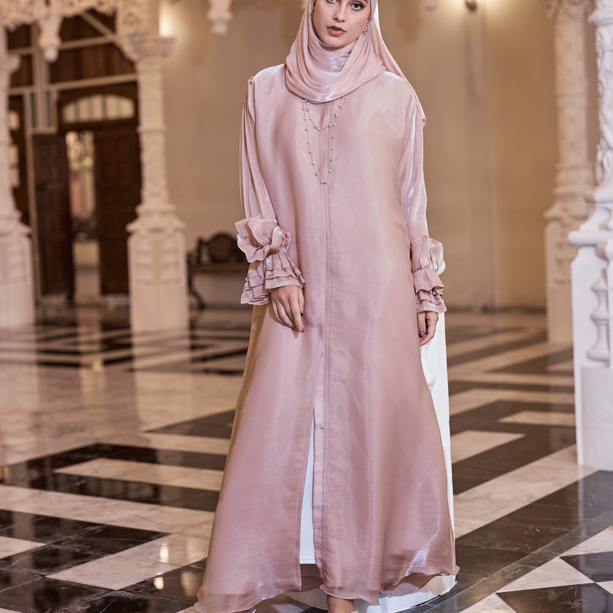 Tiffany Abaya in Pink Quartz