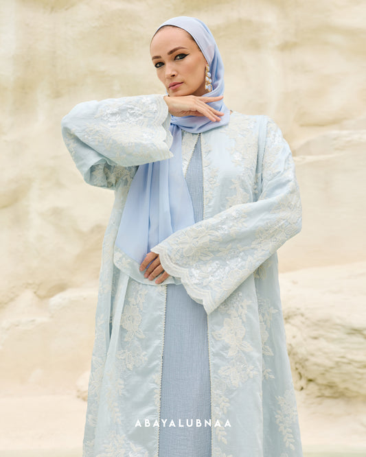 Wafa Abaya in Blue