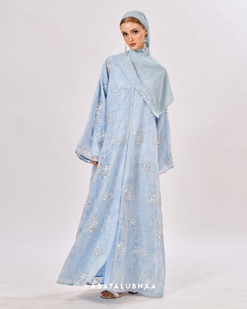 Warda Abaya in Blue