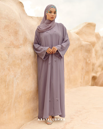 Zahira Abaya in Light Purple
