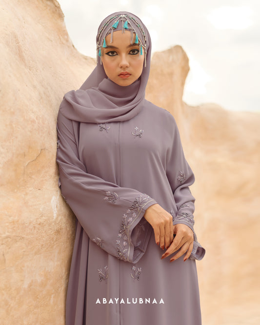 Zahira Abaya in Light Purple