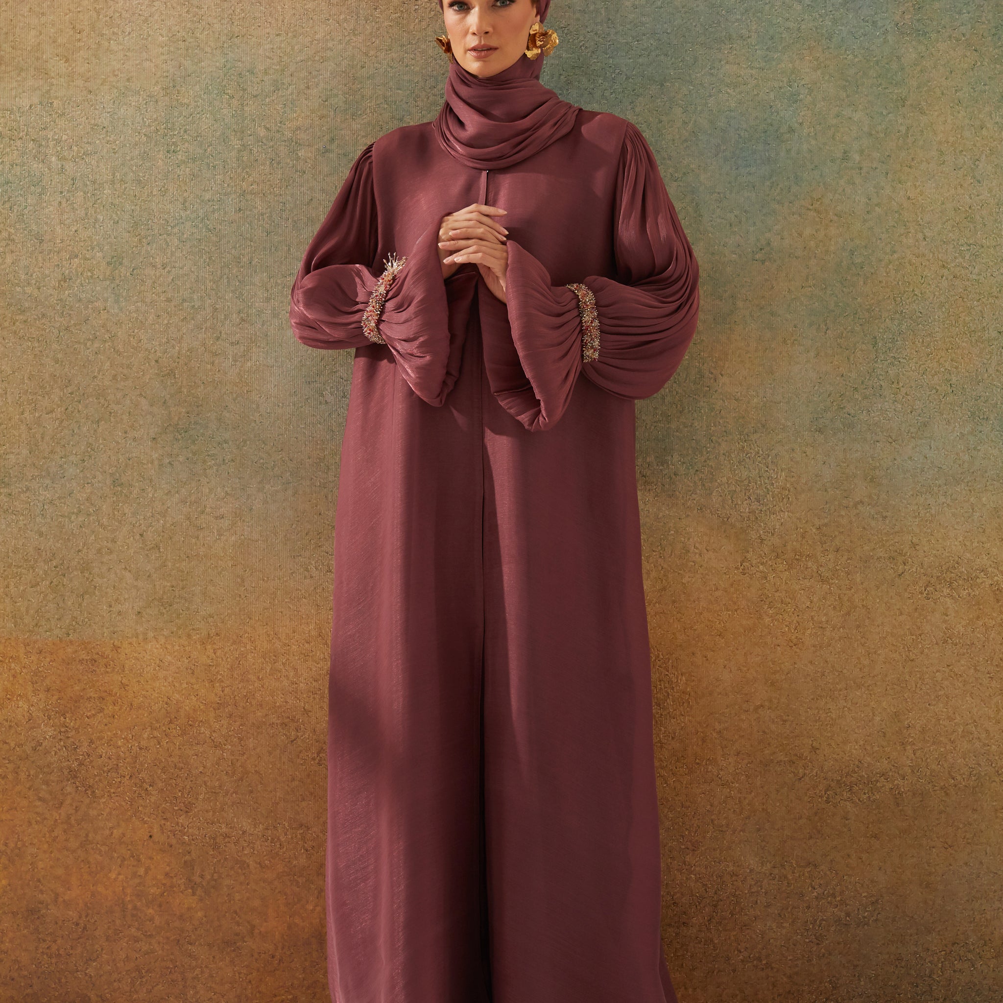 Zandra Abaya in Mauve