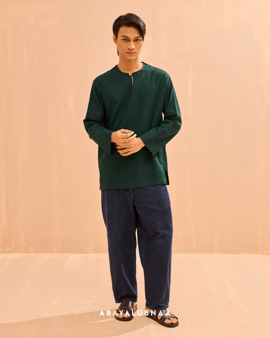 Zyn KURTA in Emerald Green