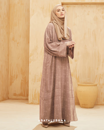 Insyira Abaya in Light Brown