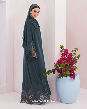 Larissa Abaya in Crystal Teal