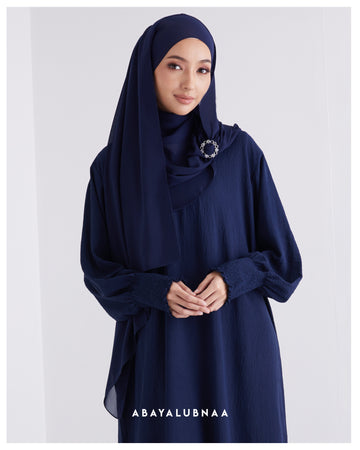 Safa Umrah in Navy Blue