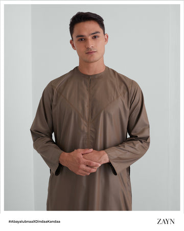 Jubah Zayn in Chocolate Chip